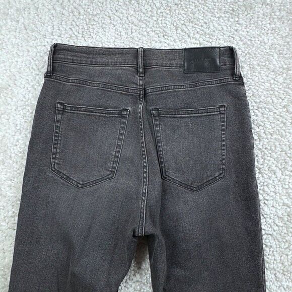 Everlane High Rise Skinny Ankle Jean Washed Out Black - Picture 8 of 12